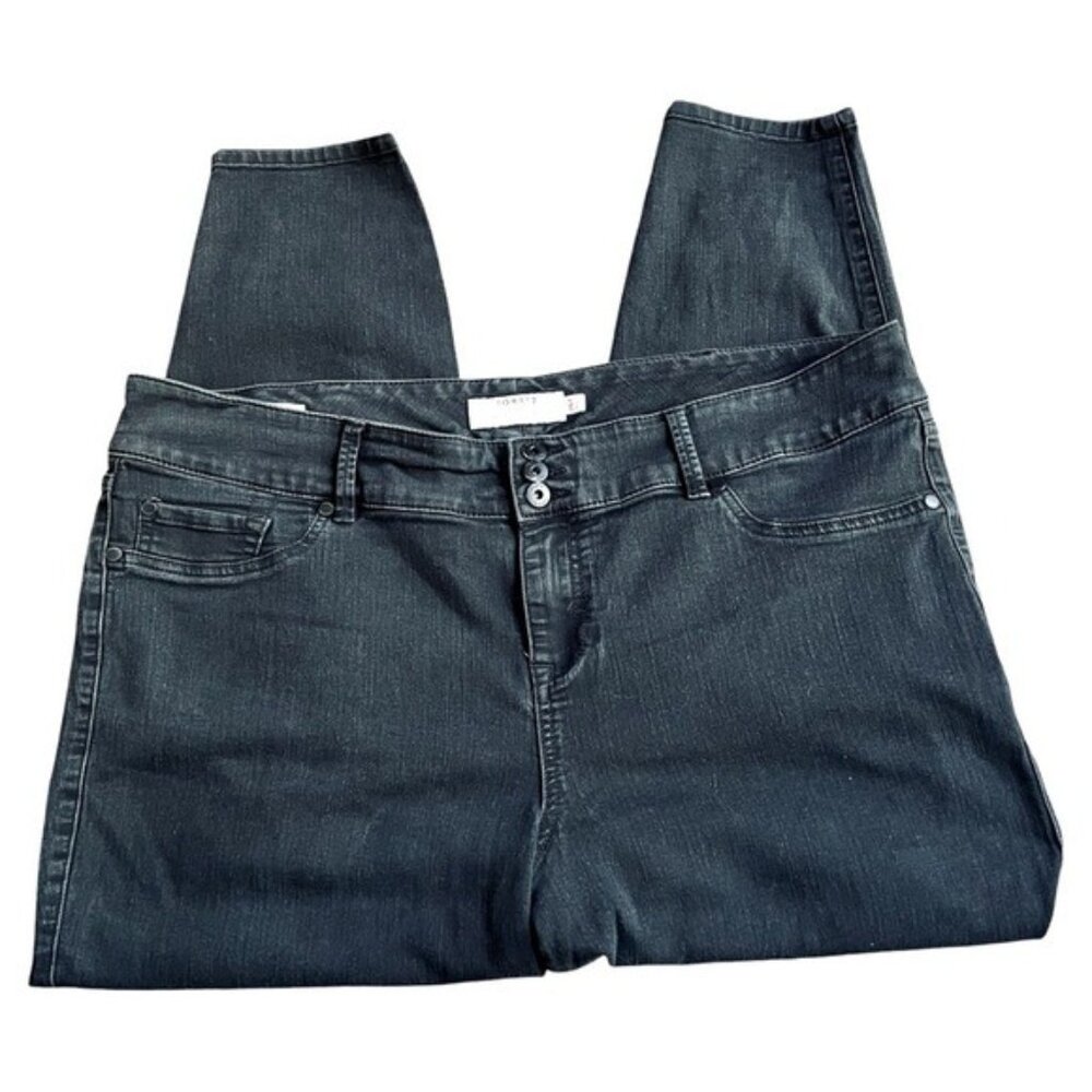 Torrid Black Jegging Jeans Size 26T Tall